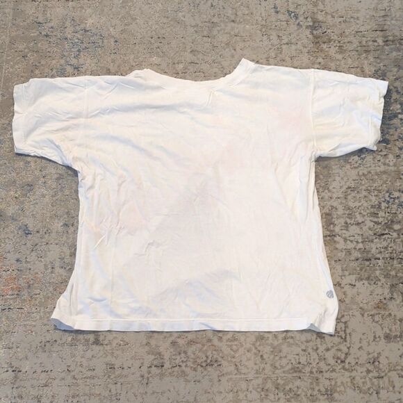 PRINCE tennis vintage t-shirt tee shirt white floral and polka - Picture 2 of 3